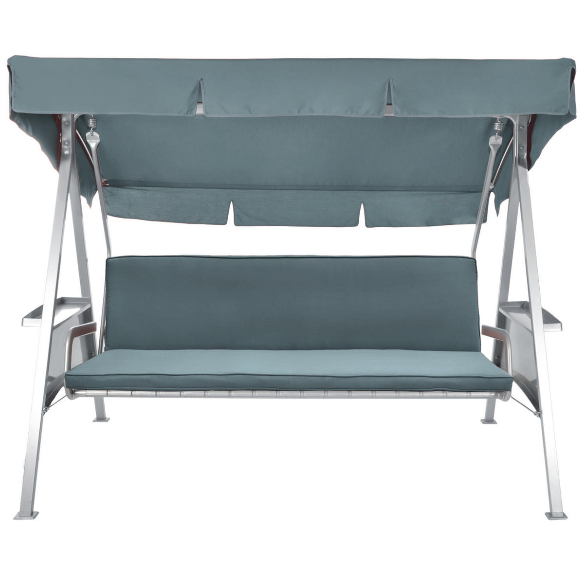 AUFLAGE für Hollywoodschaukel Loft HS 180x50cm Taubenblau - Blaugrau, Textil (100/180cm) - Beautissu 