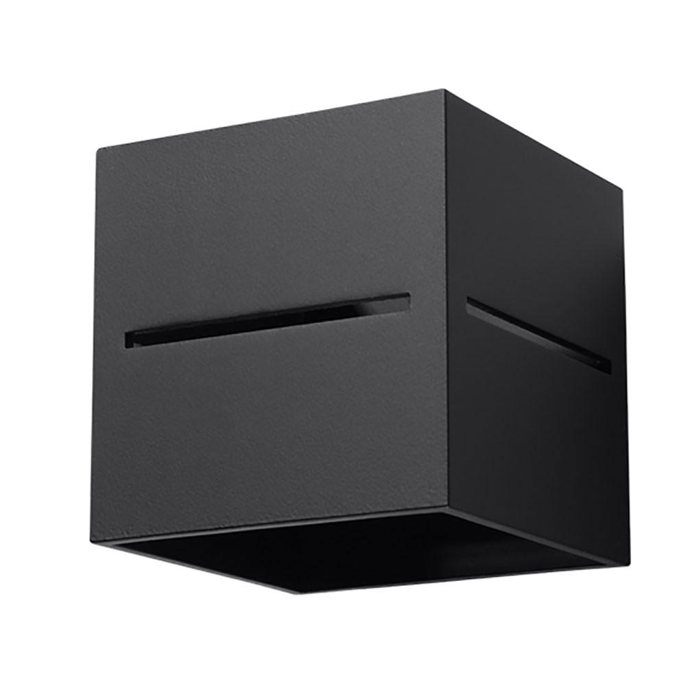 WANDLEUCHTE Aluminium Schwarz UP DOWN - Schwarz, Metall (10/30/12cm)