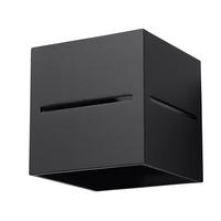 WANDLEUCHTE Aluminium Schwarz UP DOWN - Schwarz, Metall (10/30/12cm)