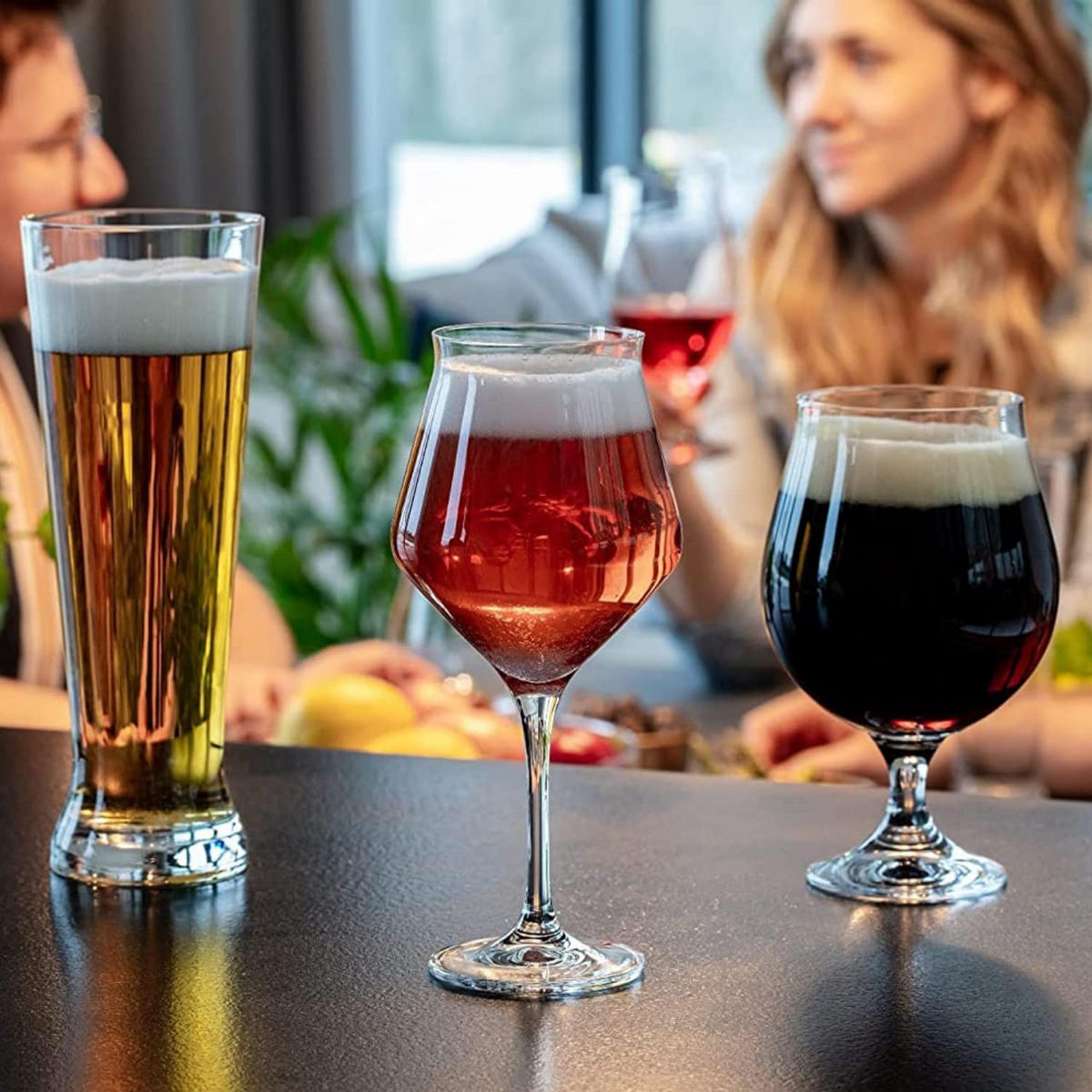 BIERGLÄSER SET, 6er-Set, 420 ml, 500 ml - Transparent, Glas (0.5L) - Krosno Glass