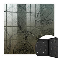 SCHLÜSSELBOX Schwarz 30x30 cm- Türöffnung nach rechts - Holzkonstruktion - Grau, Metall (30/30/5cm) - TULUP