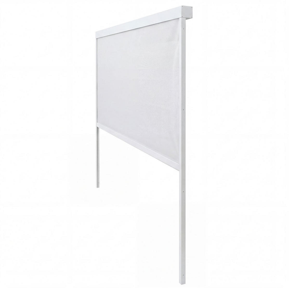 SEITENWAND für Pergola 3x3m 217x275cm Weiß - Weiß, Textil (275/217/10cm) - BERLINLODGE