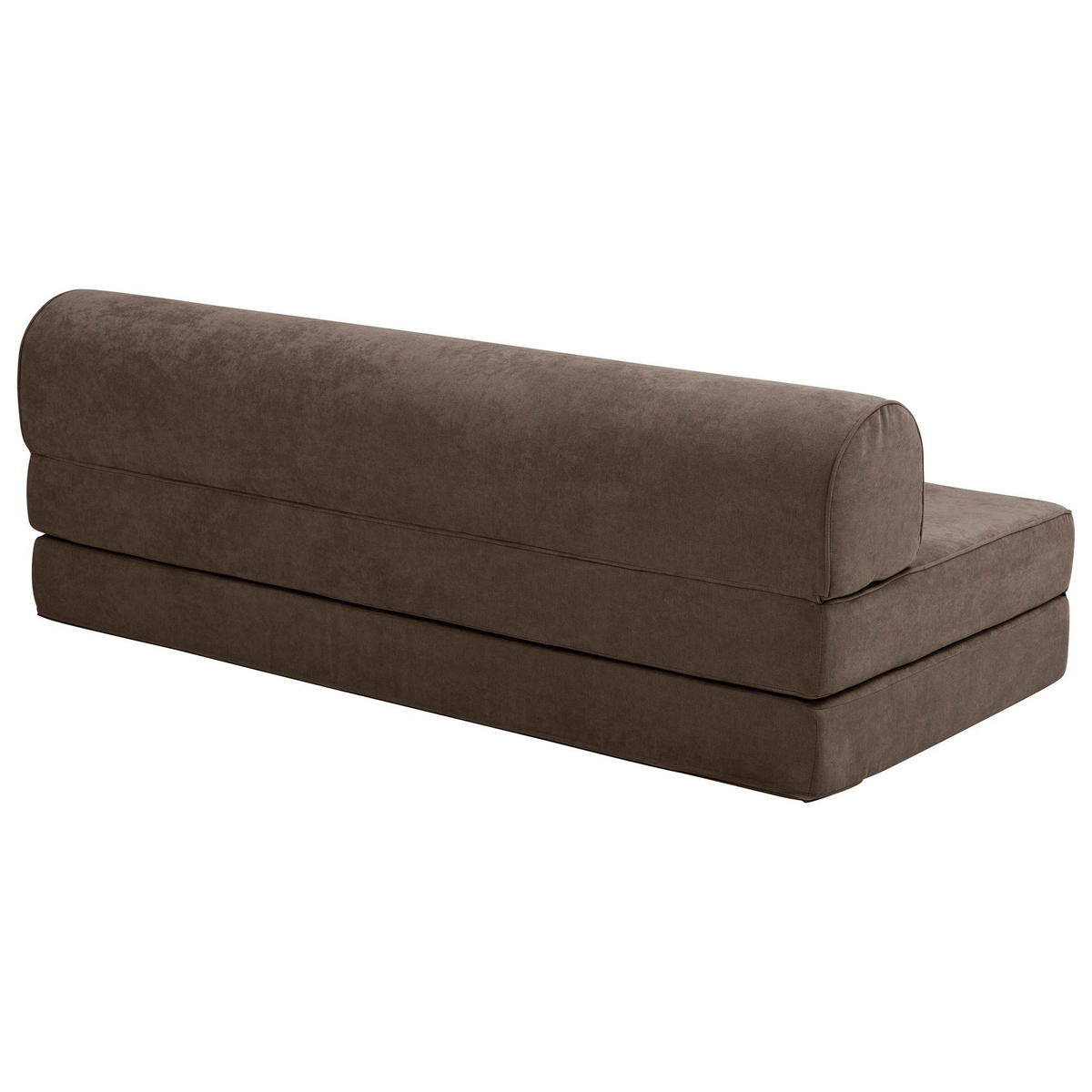 FALTSOFA Katusha Flachgewebe schoko - Mokka, Kunststoff (80/57/160cm) - 58aufmkessel