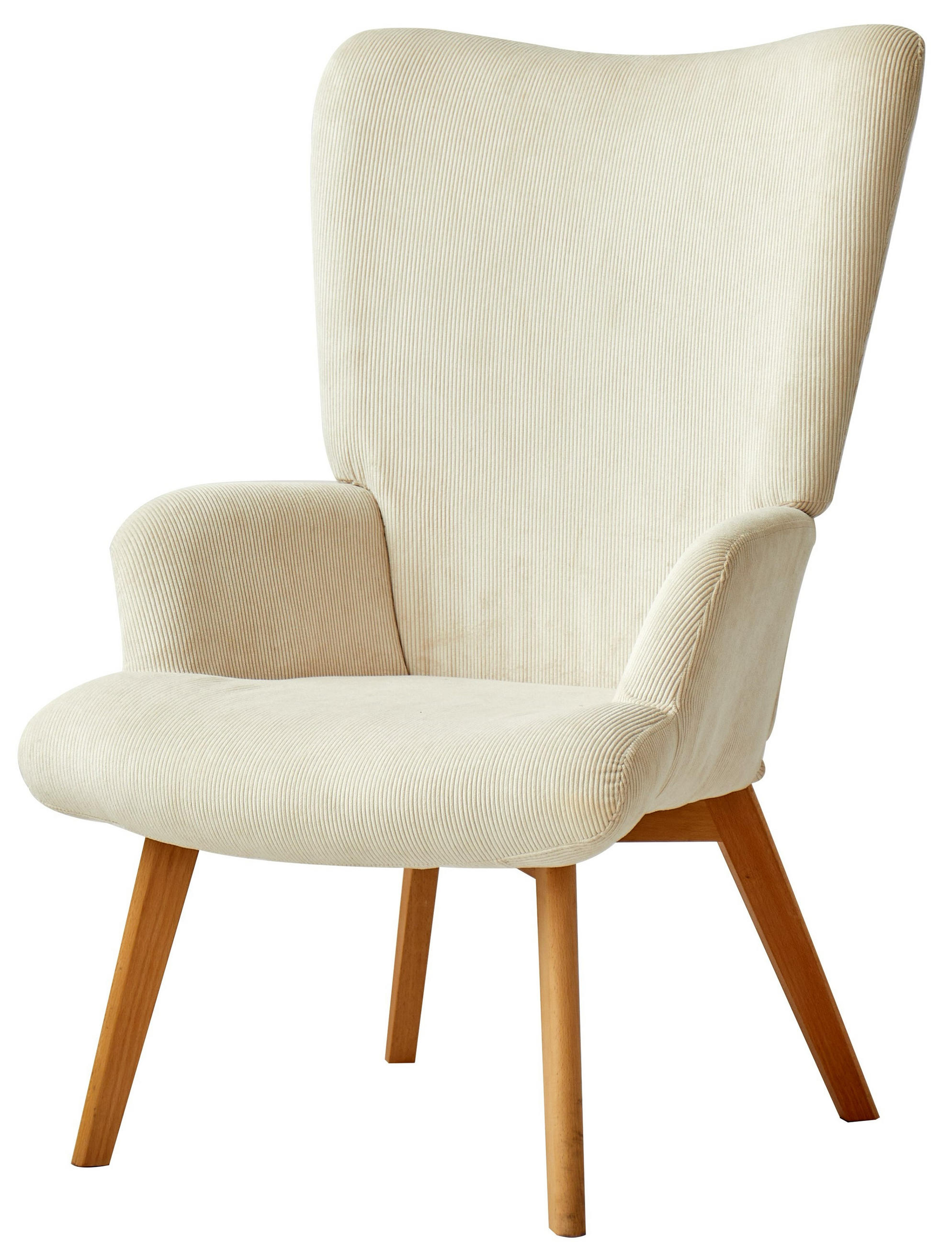 SESSEL Kord Beige - Beige, Textil (64/100/74cm) - Nordlys