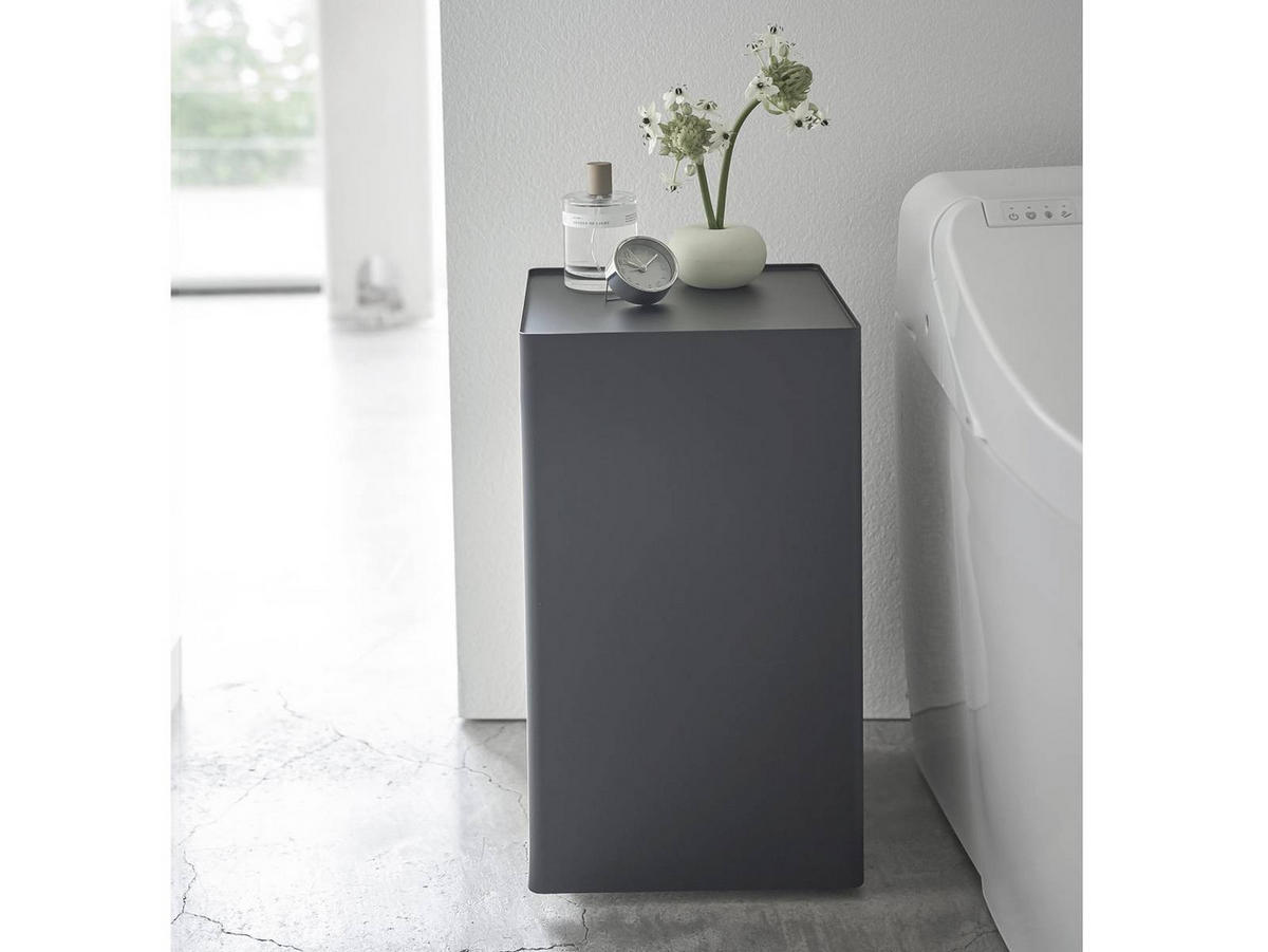 TOILETTENPAPIER-AUFBEWAHRUNG Tower schwarz 23/43/23 cm - Schwarz, Metall (23/43/23cm) - Yamazaki