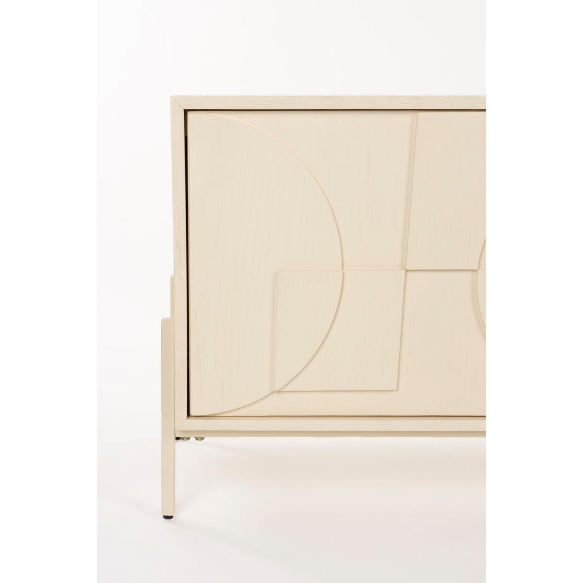 SIDEBOARD Faces - Beige, Holz (160/60/40cm) - Zuiver