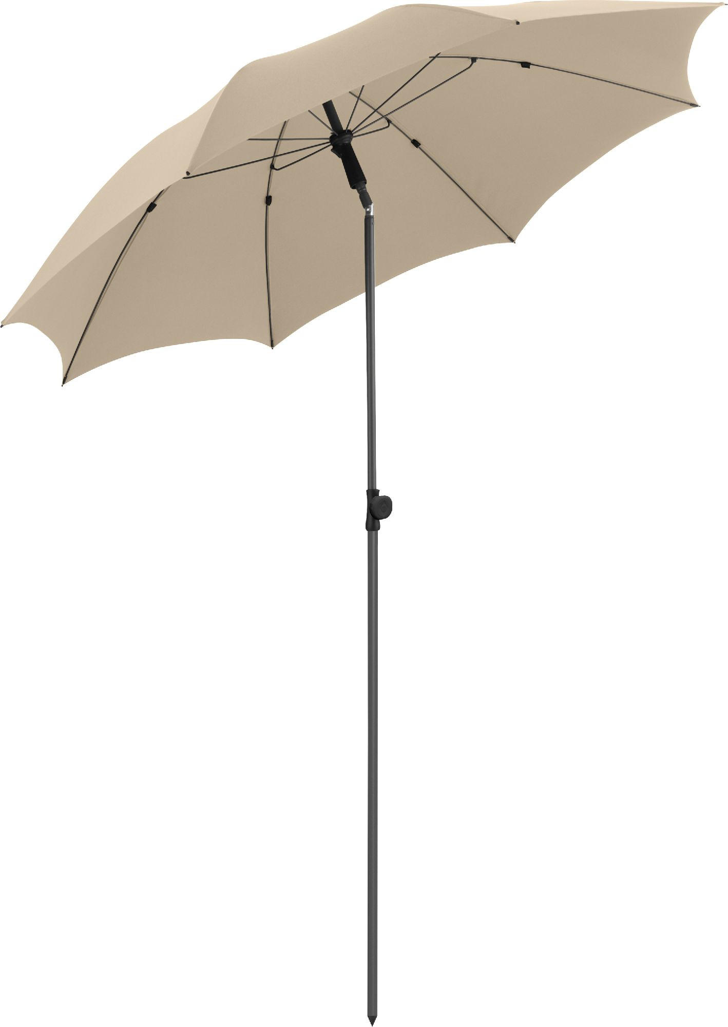 SONNENSCHIRM 180/180/126 cm - Beige, Kunststoff (180/180cm) - FARE