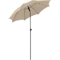 SONNENSCHIRM 180/180/126 cm - Beige, Kunststoff (180/180cm) - FARE