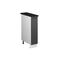 LEKÁRENSKÁ SKRINKA Fame-Line, Tmavo-sivá/biely, 20 cm, AP Antracit - biela/tmavosivá, kompozitné drevo (20/82/60cm) - Vicco