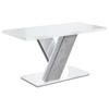 KAFFEETISCH 120x60x60 cm - Weiß / Betonoptik - RONX MINI - Weiß, Holzwerkstoff (120/60/60cm) - ALTDECOR