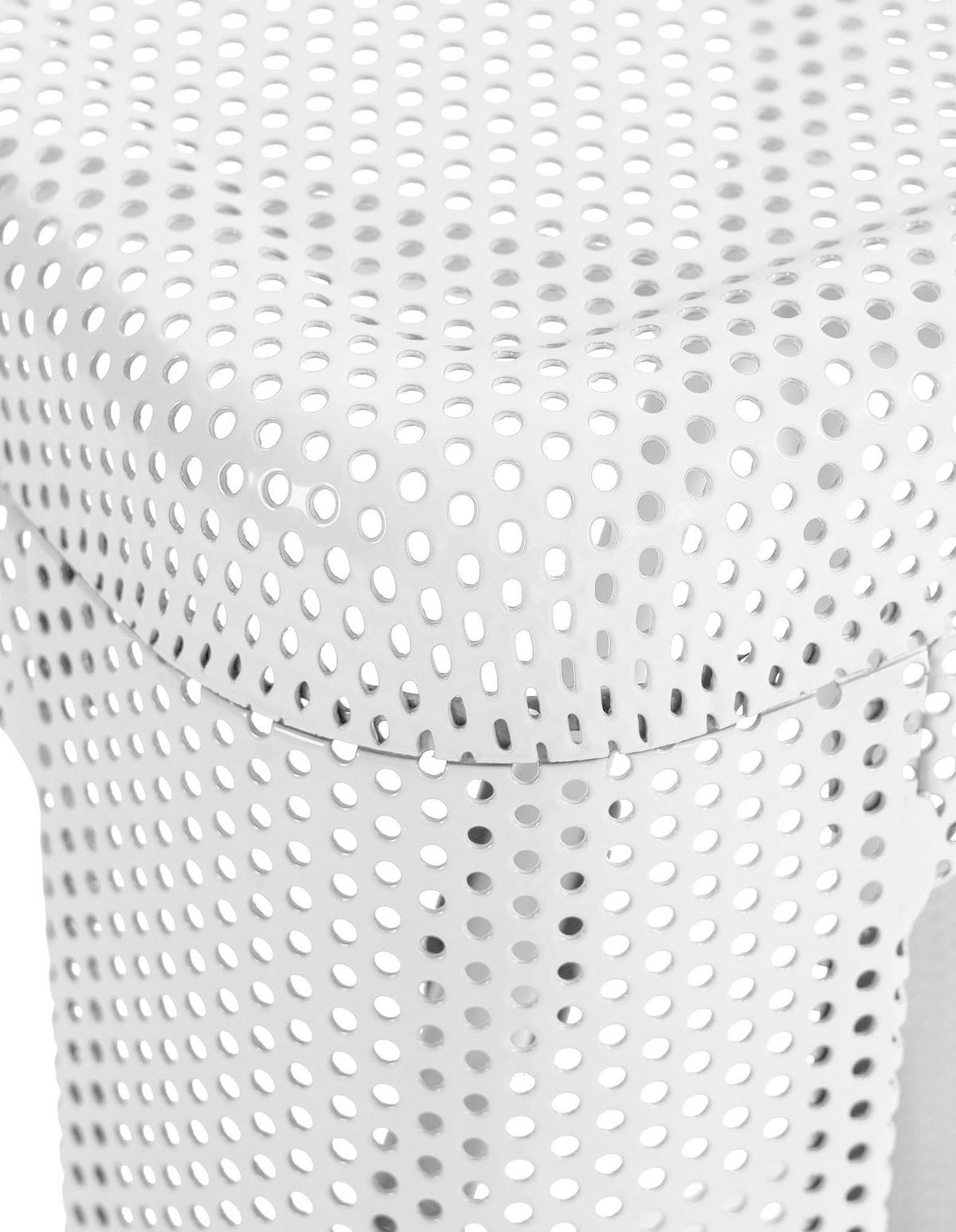 BARHOCKER SEOUL Weiß Metall - Weiß, Metall (43/77/43cm) - DELUKE