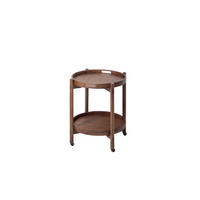SERVIERWAGEN Hugo, Walnuss - Braun, Holz (51/65/51cm) - WOODEK