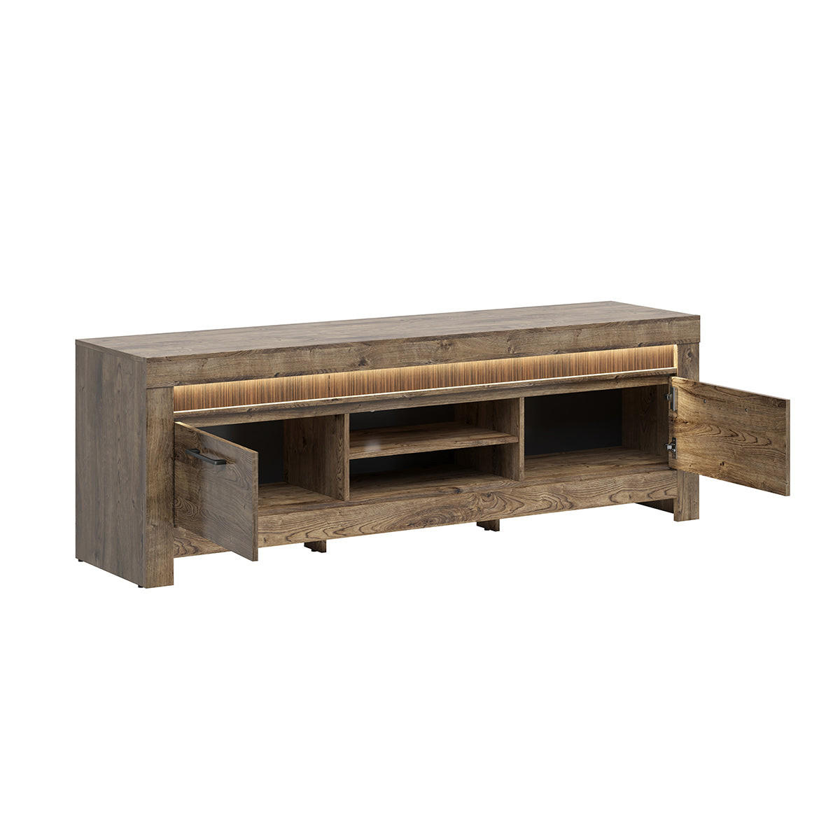 TV-MÖBEL Amaury Holz - Braun, Holzwerkstoff (180/60/45cm) - Petits-meubles