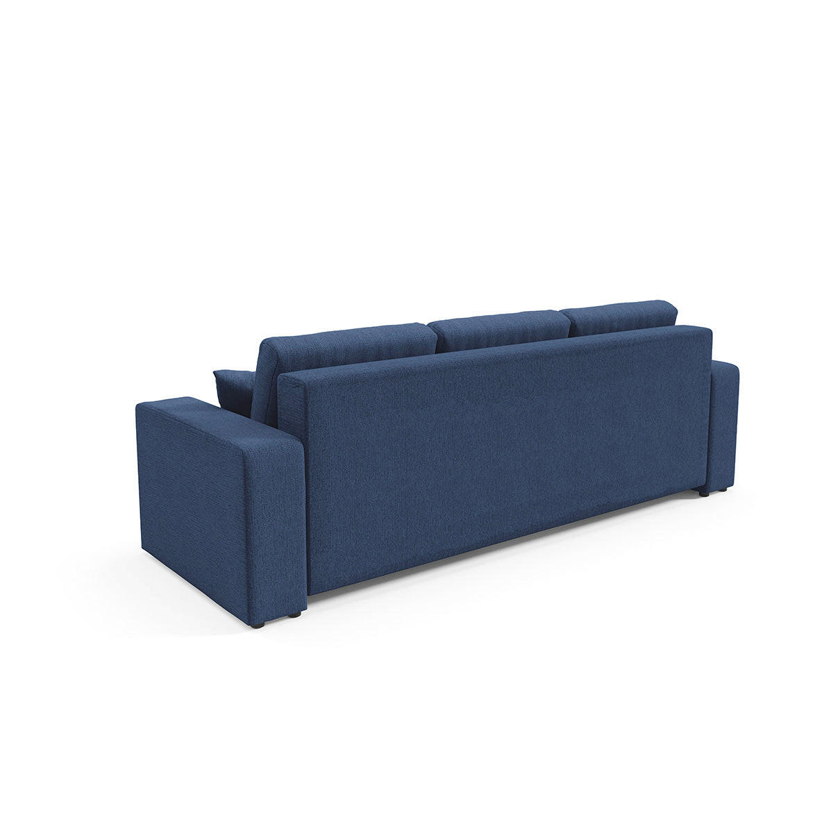 SOFA Vasco 3 Sitzplätze Blau - Blau, Holz (244/86/92cm) - Petits-meubles