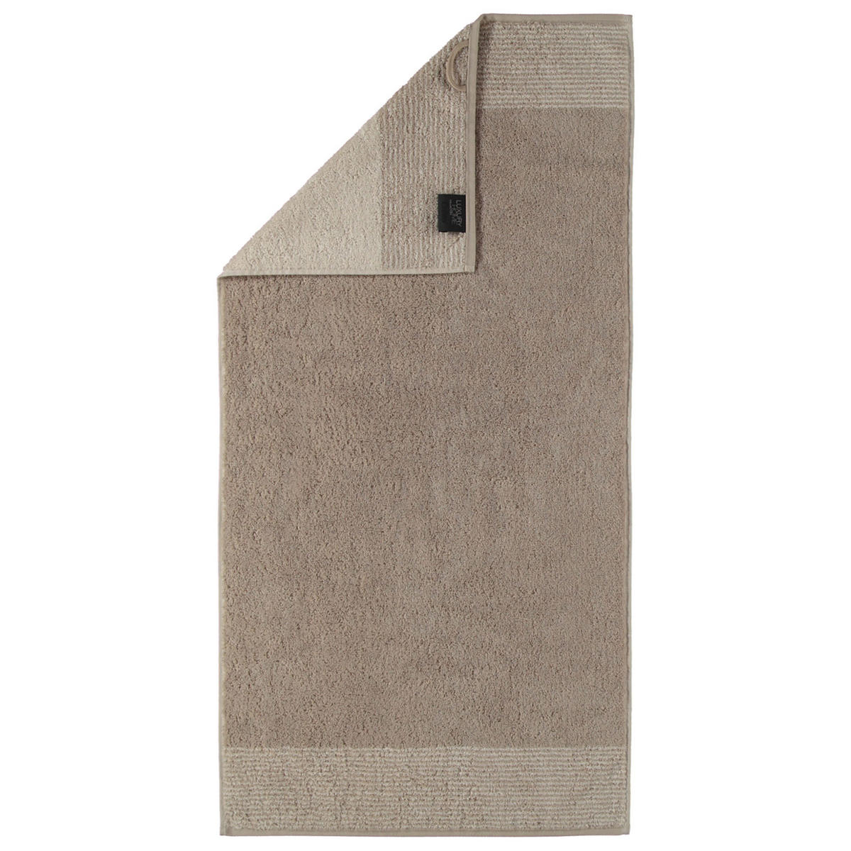 HANDTUCH Unisex Luxury Home Two-Tone Beige 3er Pack Baumwolle - Beige, Naturmaterialien (100/170cm) - Cawoe