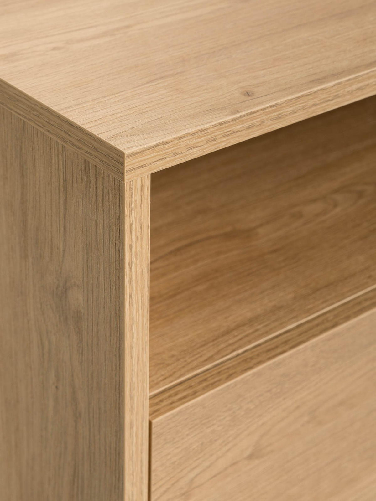 TV-ELEMENT Hegas Natur 180 cm x 43.6 cm - Braun, Holzwerkstoff (180/43/41cm) - Kenay Home