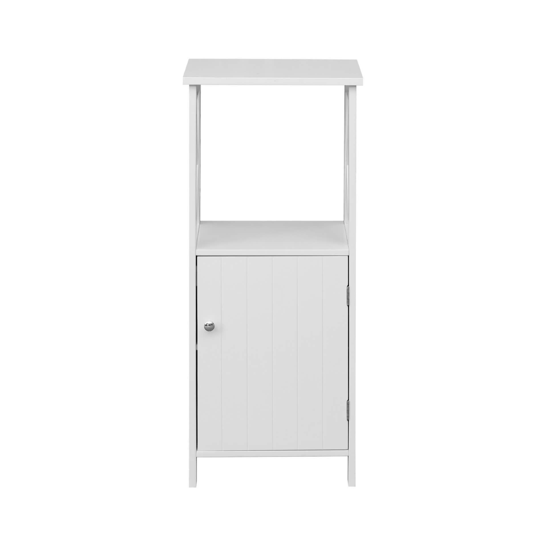 BADEZIMMERSCHRANK Weiß 30/40/92 cm - Weiß, Holzwerkstoff (30/92/40cm) - Mobili Rebecca