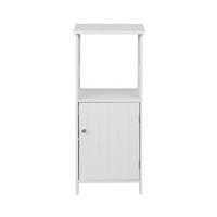 BADEZIMMERSCHRANK Weiß 30/40/92 cm - Weiß, Holzwerkstoff (30/92/40cm) - Mobili Rebecca