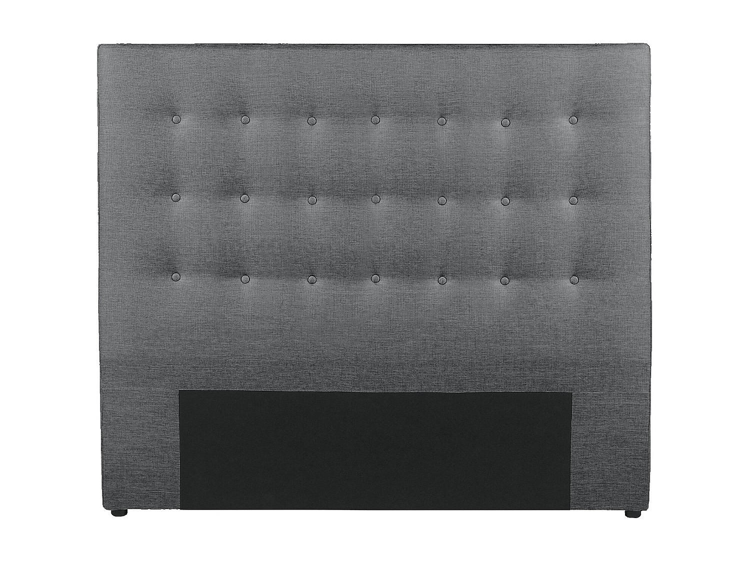Vente-Unique Bettkopfteil Grau 164.5x125x9.5 cm