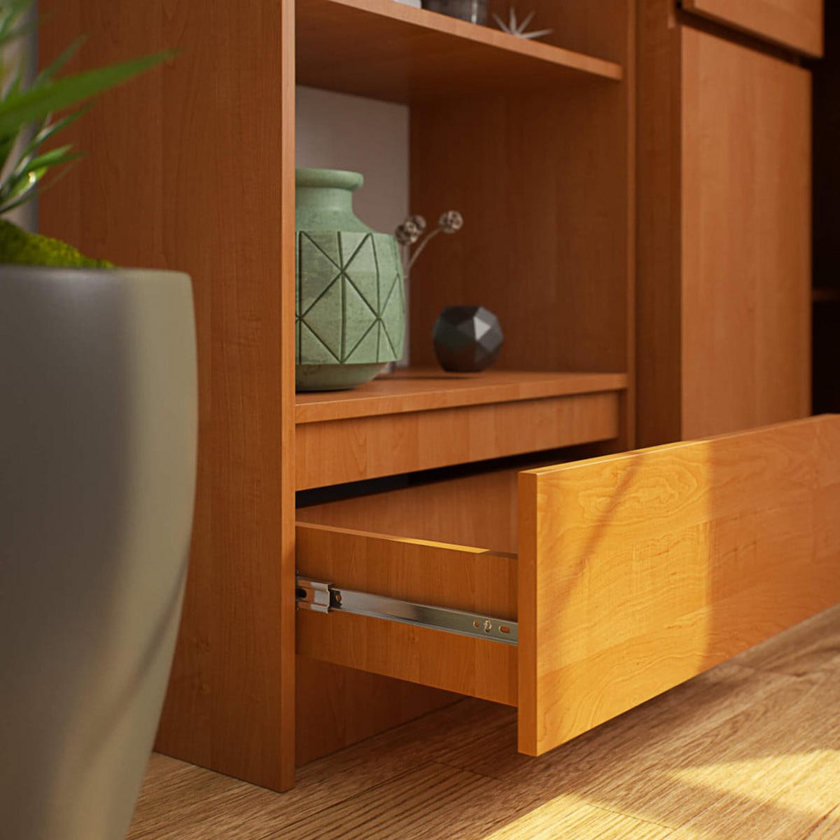 STANDREGAL Erlefarben 180/60/35 - Erlefarben, Holzwerkstoff (60/180/35cm) - RAUMHIRSCH FURNITURE