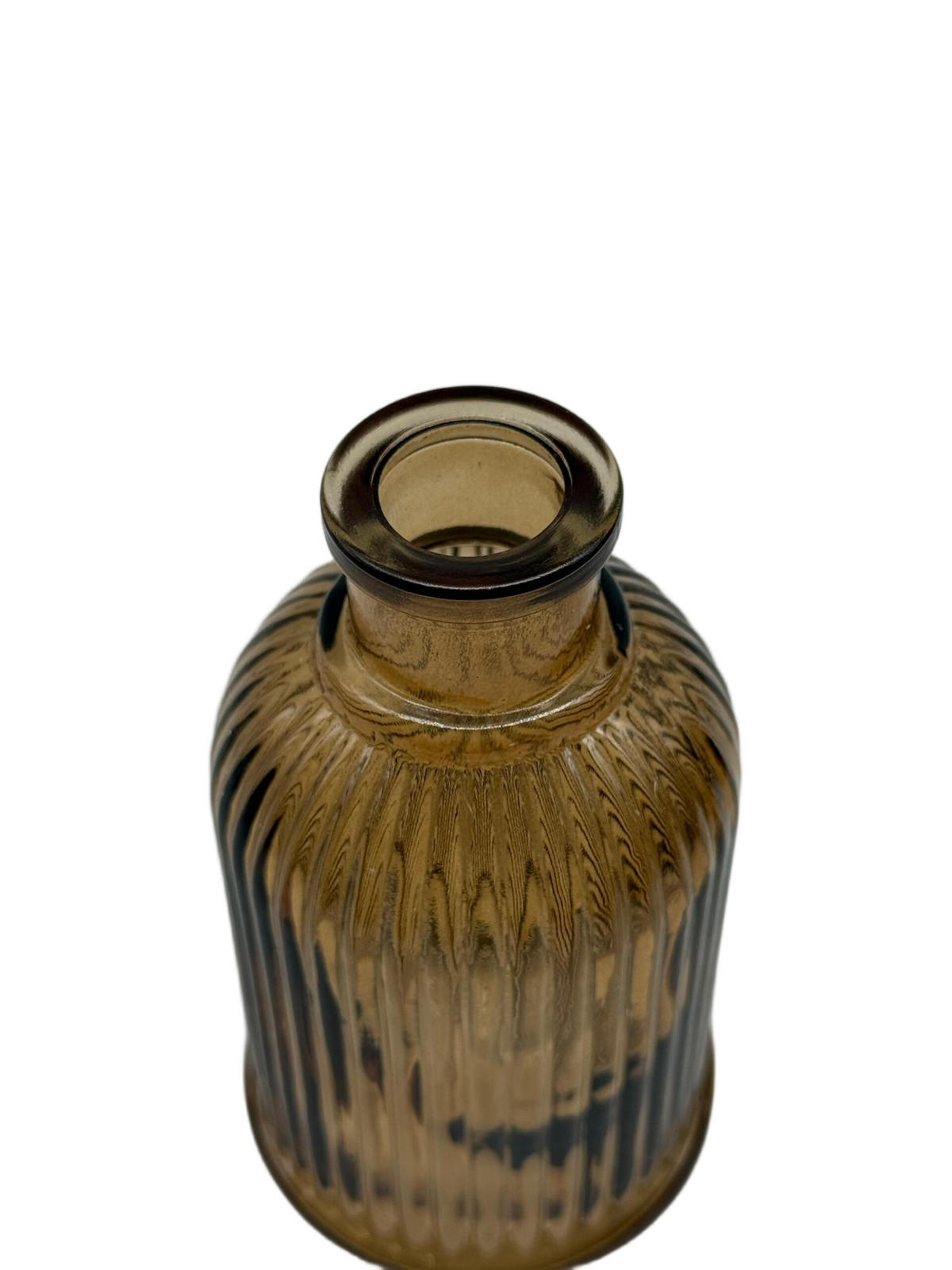 10xVASEN - Braun, Glas (14.5cm) - Relaxdays