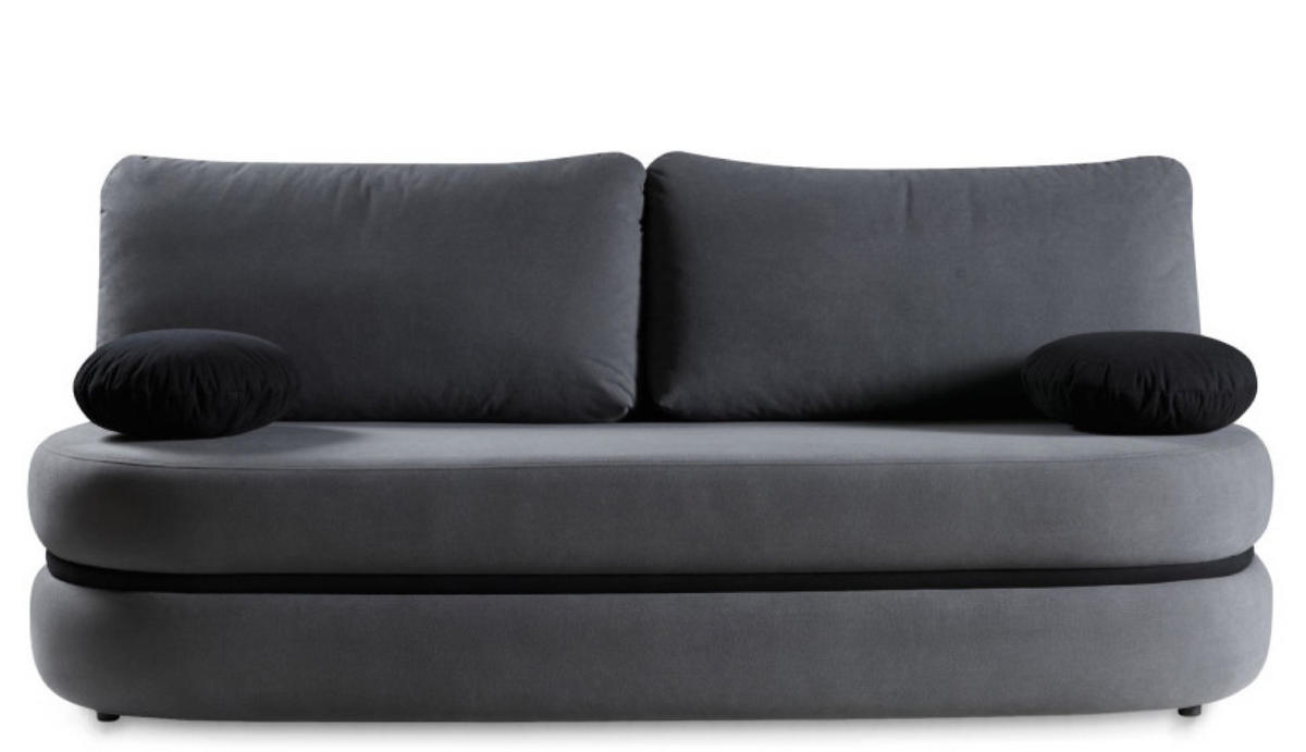 SOFA Grau Iber - Grau, Holzwerkstoff/Textil (211/93/211cm) - Sepro Meble