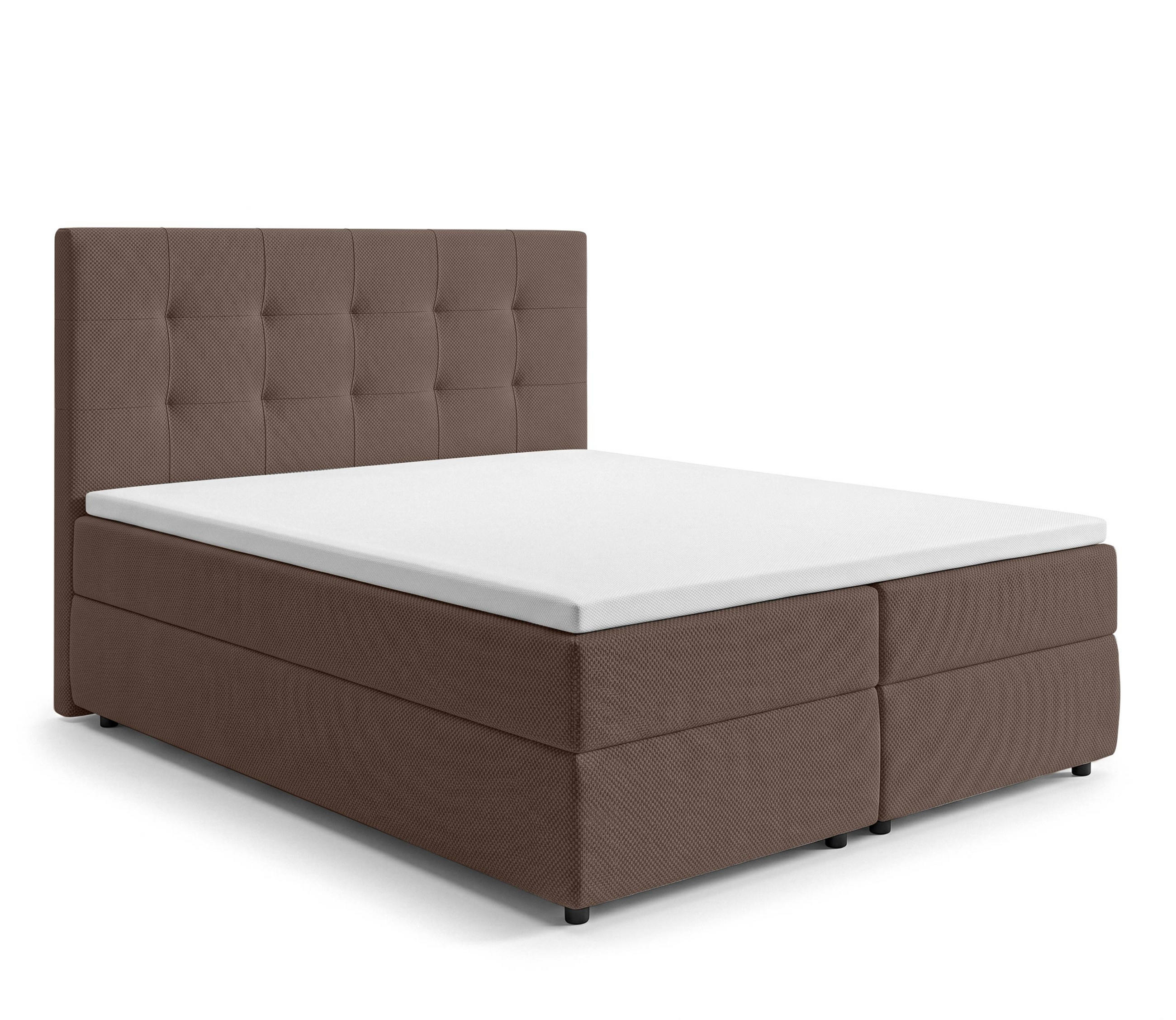 AX Living Boxbett Braun 140x200 cm
