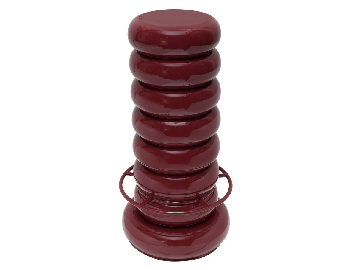 BARHOCKER Bar Jill Rot 40/40/79 cm - Rot, Metall (40/79/40cm) - Leitmotiv