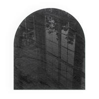 GLASPLATTE für Kamin 80x70 cm - Schwarz, Glas (80/70/0.4cm) - TULUP