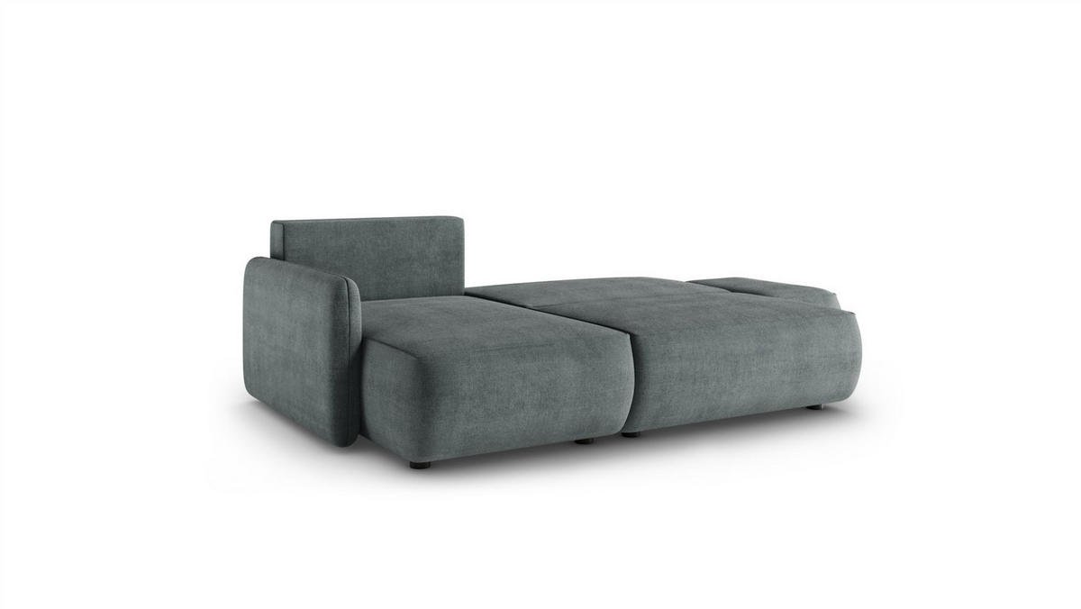 ECKSOFA Luka Mit Schlaffunktion - Dunkelgrau, Holzwerkstoff/Textil (229/148cm) - Fun Möbel