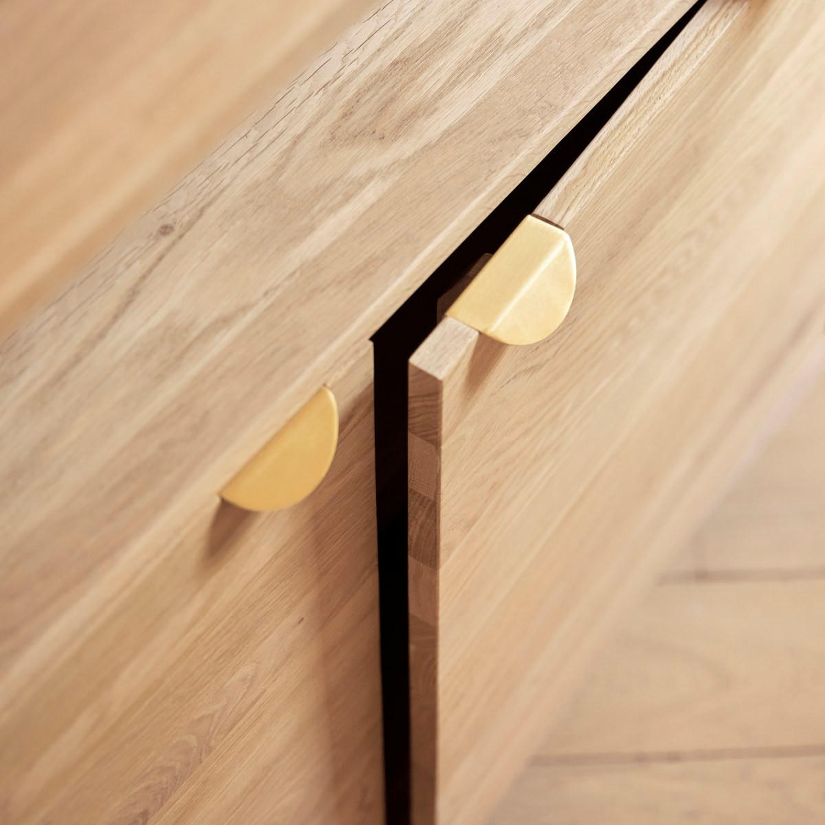 SIDEBOARD Pola Natur aus Eiche - Naturfarben, Holz (165/85/47cm) - Tikamoon