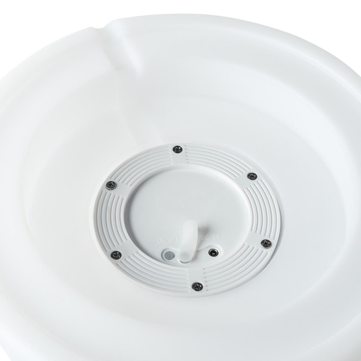 LED-LAMPE Weiß Sabanas - Weiß, Kunststoff (30/30/80cm) - Beliani