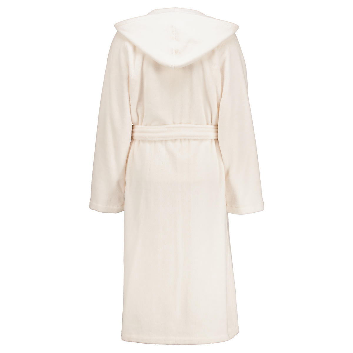 BADEMANTEL DAMEN KAPUZE 837 CHAMPAGNER - 33 - Beige, Textil (Snull) - Cawoe