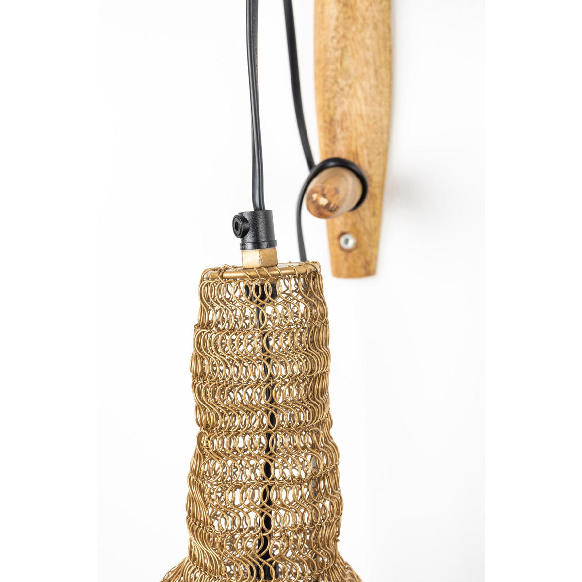 WANDLEUCHTE Alen Gold - Goldfarben, Metall (17/47/18cm) - Housecraft Living