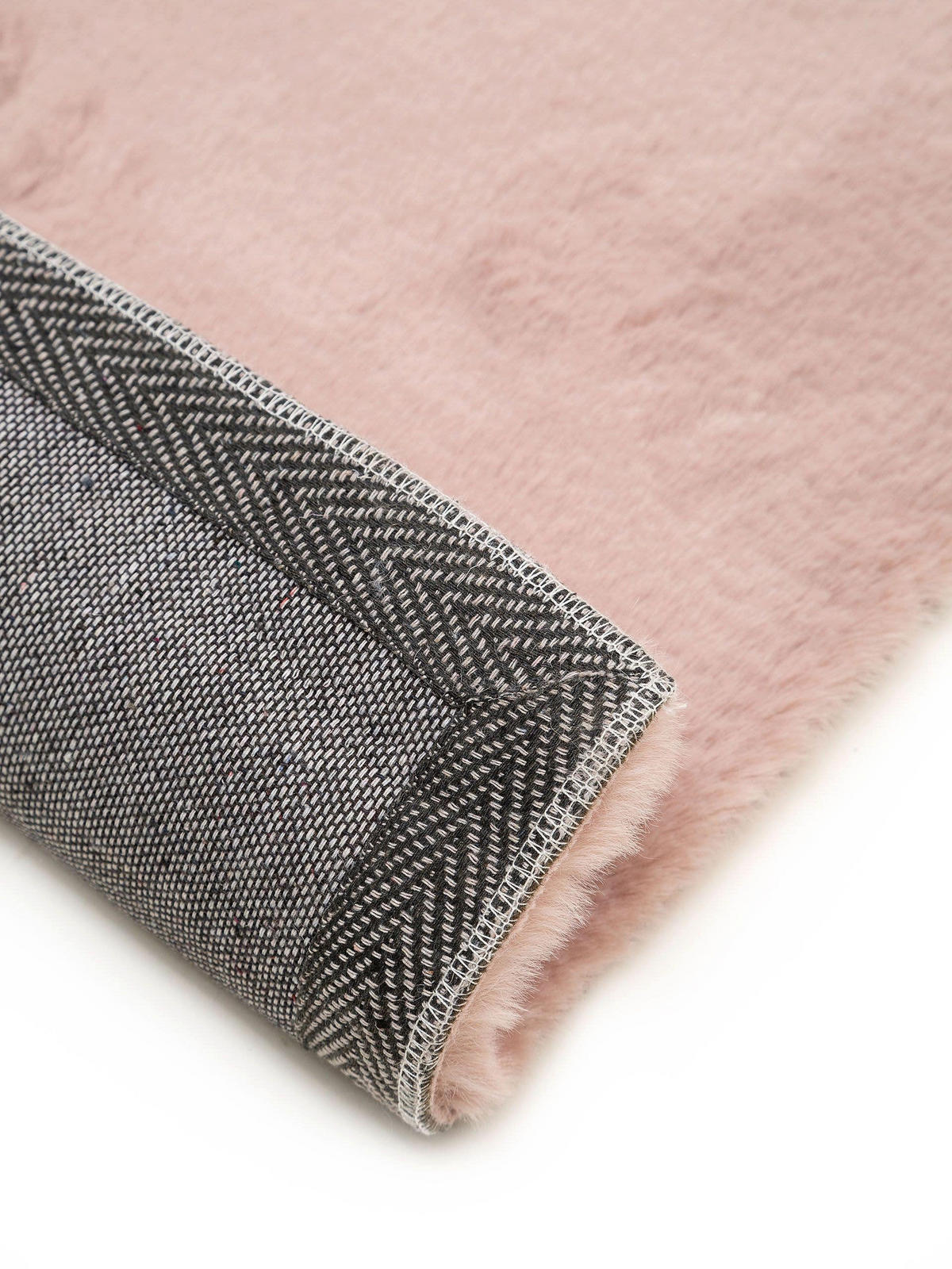 KUNSTFELL-TEPPICH Dave Rosa 80x240 cm - Rosa, Textil (80/240cm) - benuta Nest