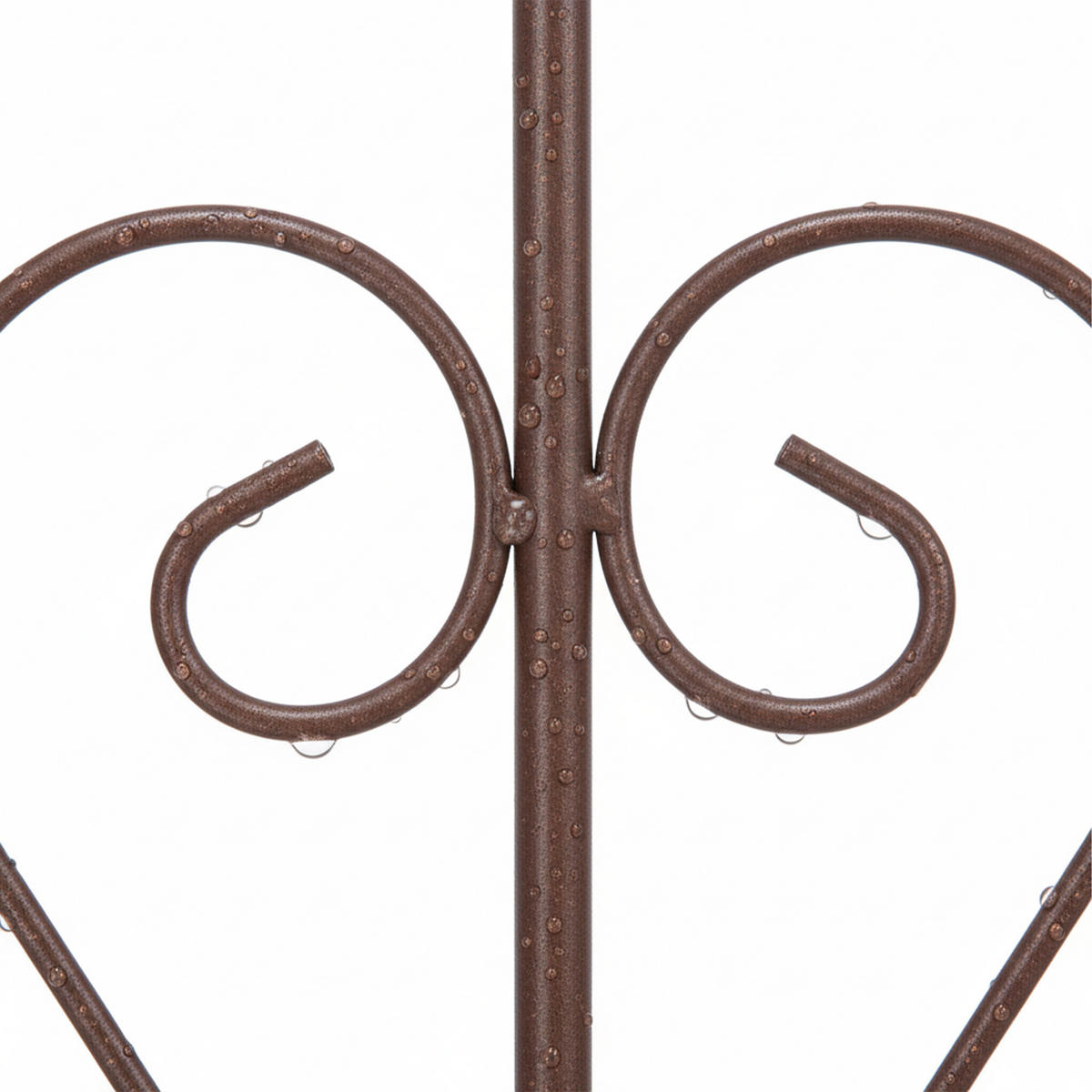 RANKGITTER Braun Vintage 2er-Set 100x40 cm - Braun, Metall (40/100/0.8cm) - Relaxdays