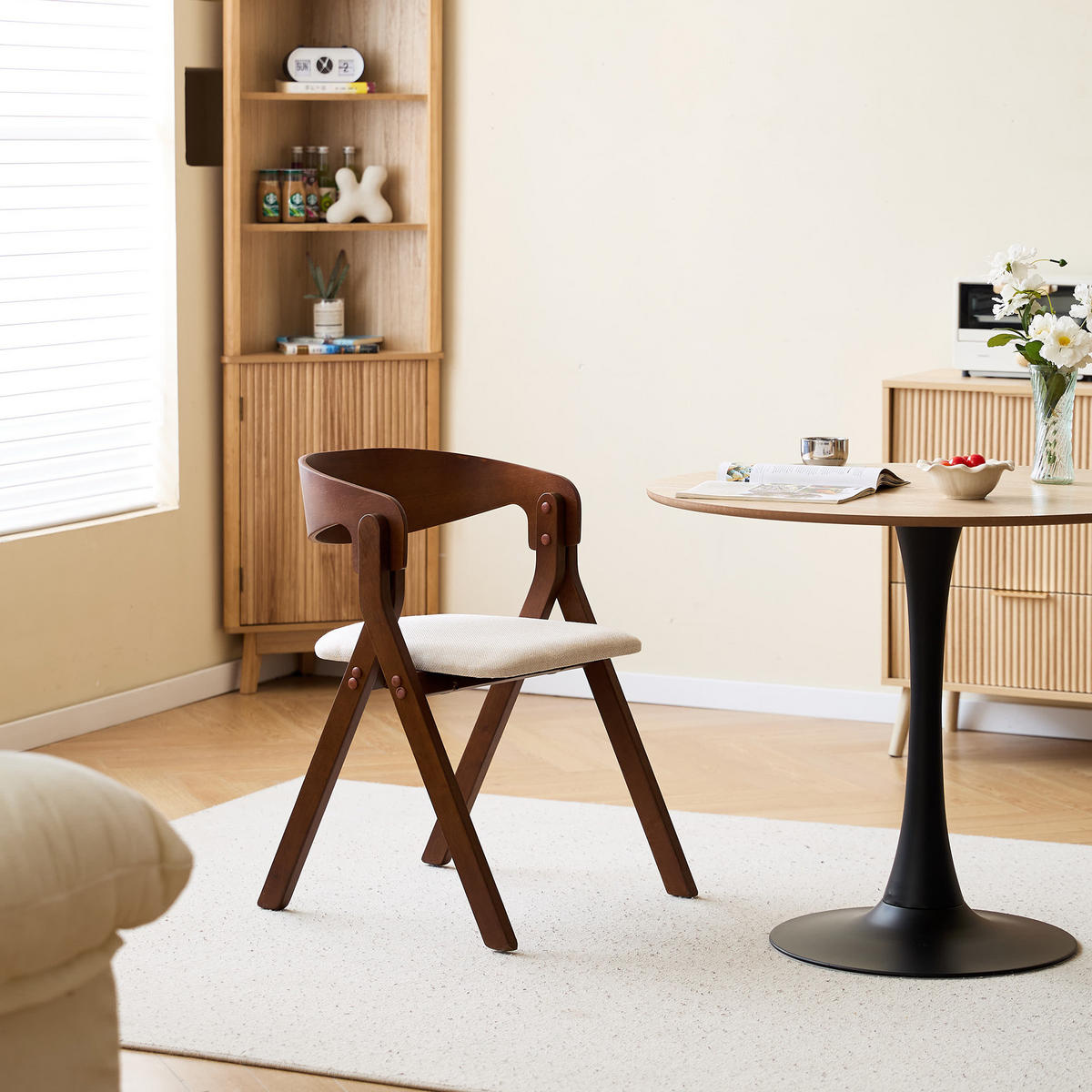 STUHL 2er-Set Holz Braun - Braun, Holz (55/76/58cm) - Nordlys