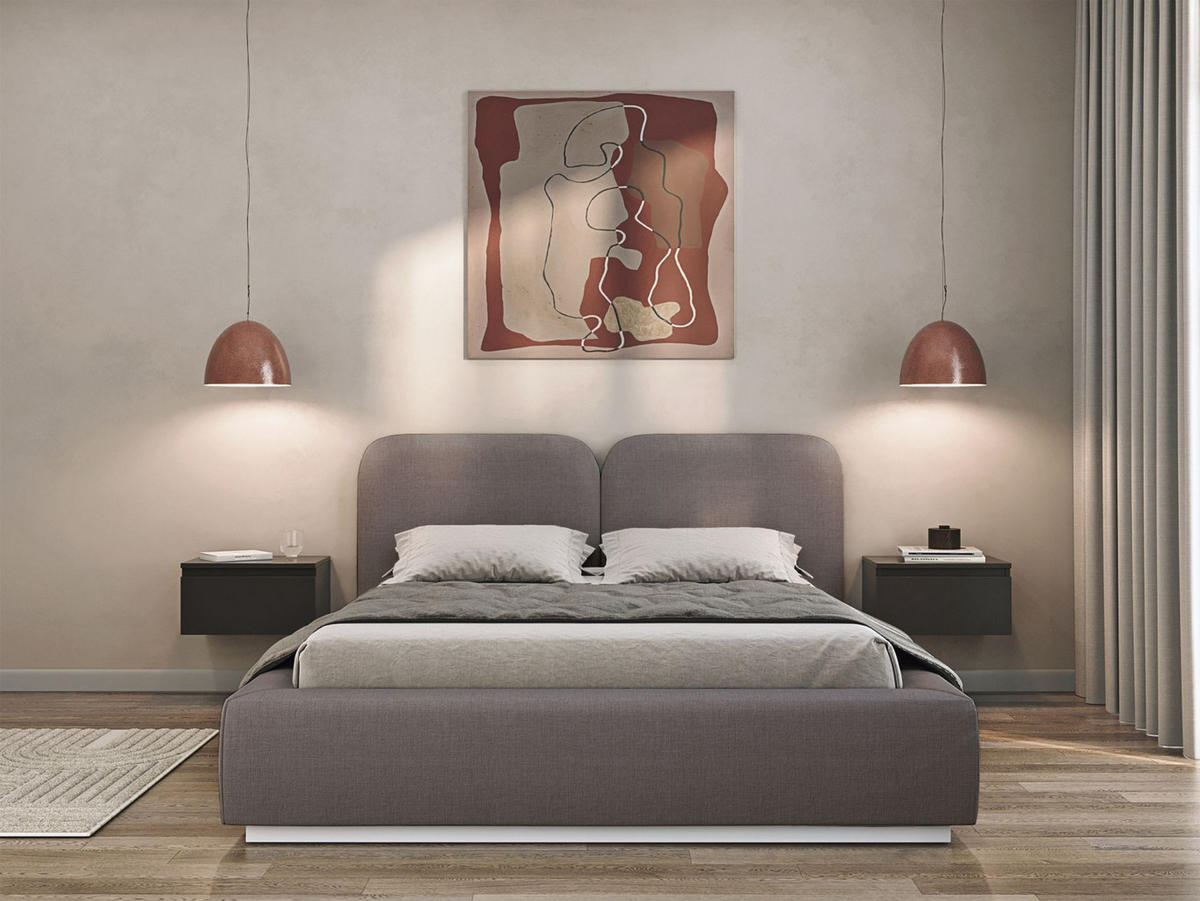 POLSTERBETT Comoves 160x200 Braun mit Chenillebezug - Braun, Textil (160/200cm) - Selsey