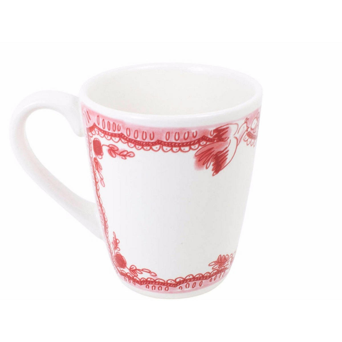 BECHER Romantik in Rot - 350 ml - Multicolor, Keramik (0.35L) - Blond Amsterdam