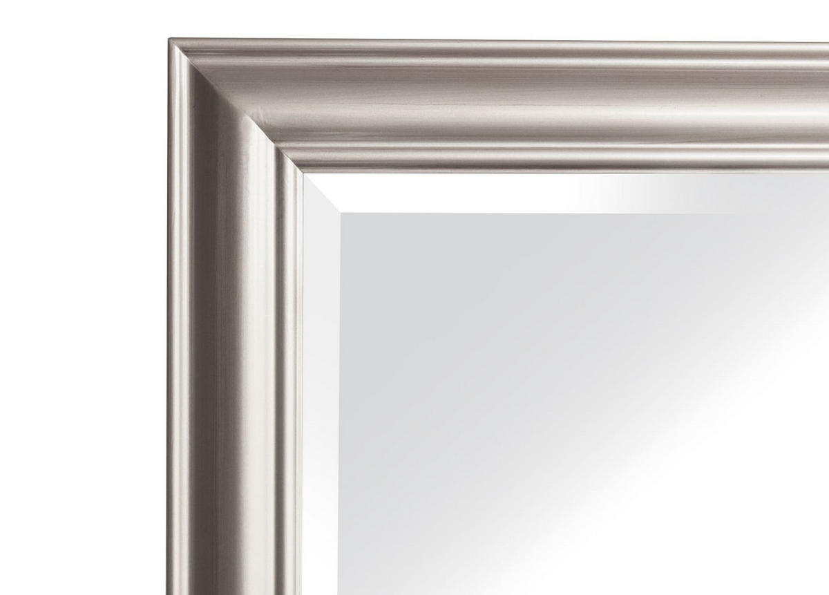 WANDSPIEGEL XL 180x80 cm, Silber, Holz - Silberfarben, Holz (80/180/80cm) - dasmöbelwerk