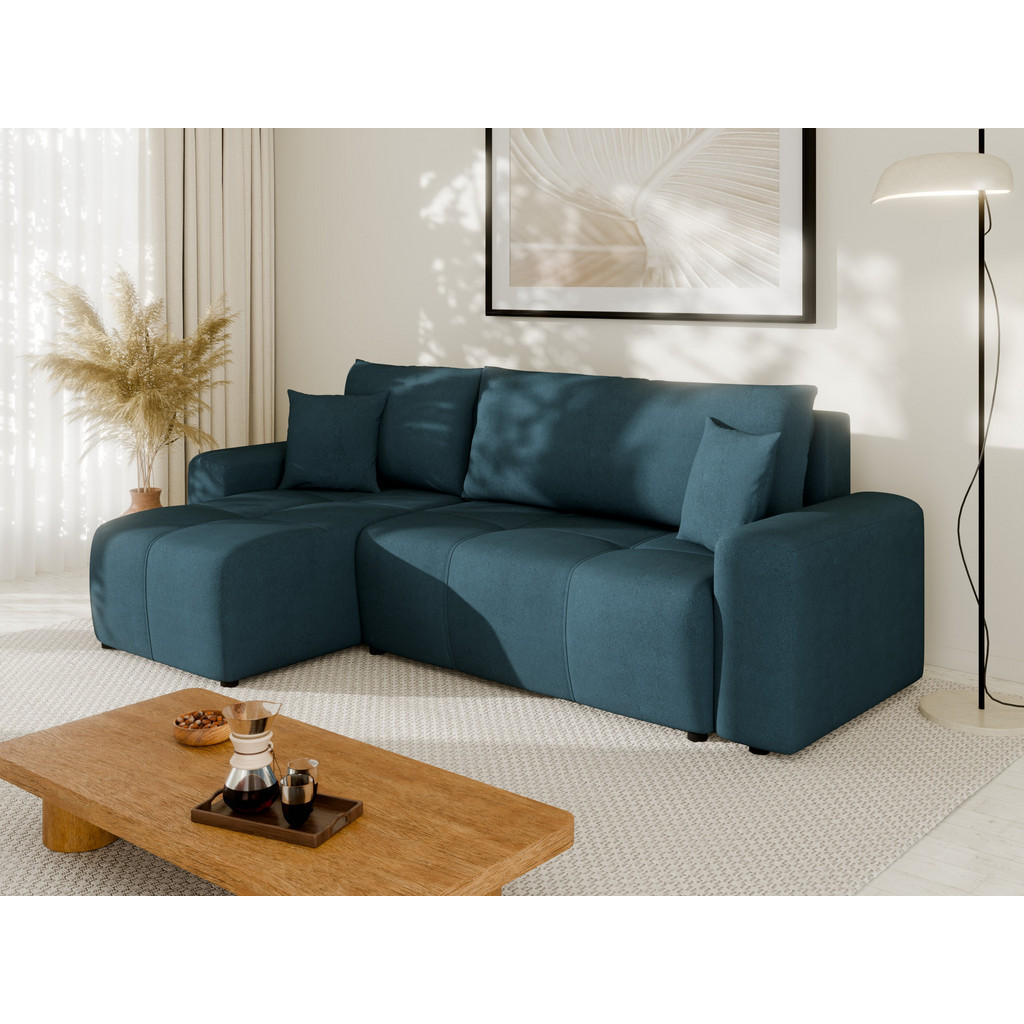 Thumbnail - Panda Möbel Ecksofa, Türkis, Kunststoff, 248x145 cm, Wohnzimmer, Sofas & Couches, Wohnlandschaften, Ecksofas