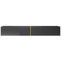 TV-LOWBOARD Bisira Schwarz / Gold 200/30/32 cm - Schwarz, Holzwerkstoff (200/30/31.6cm) - Selsey