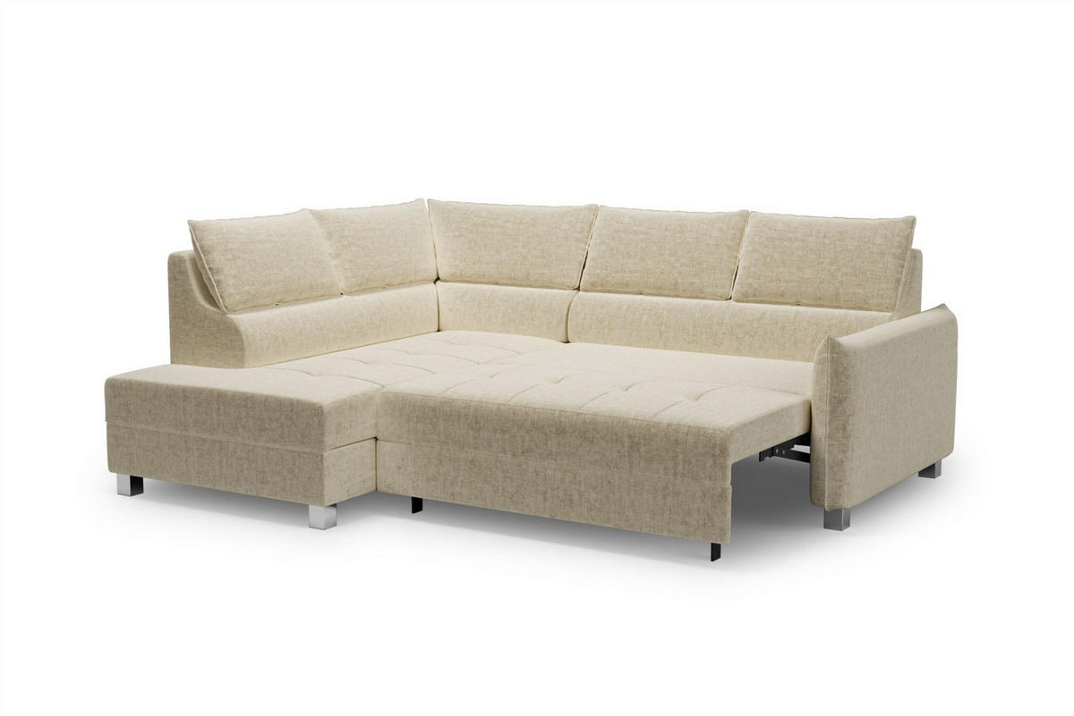 ECKSOFA Marno - Schieferfarben, Holzwerkstoff/Textil (260/200cm) - Fun Möbel