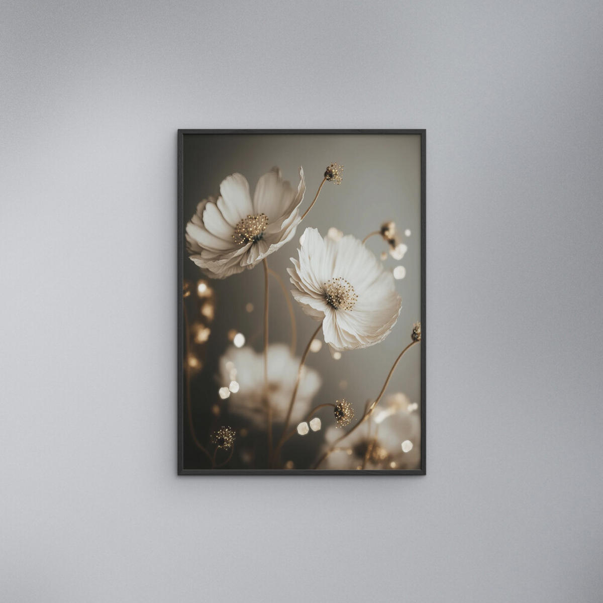 POSTER mit Rahmen Treechild - Golden Beauties - Schwarz/Weiß, Holz/Papier (30/40cm) - Poster&Frame