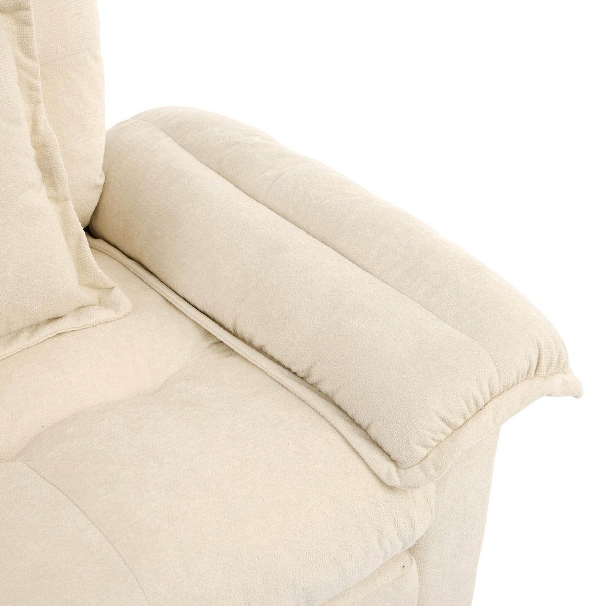 SESSEL 116/84/96 cm Beige aus Upholstered mit 360°-Drehfunktion - Beige, Textil (84/96/116cm) - OKMYHOME