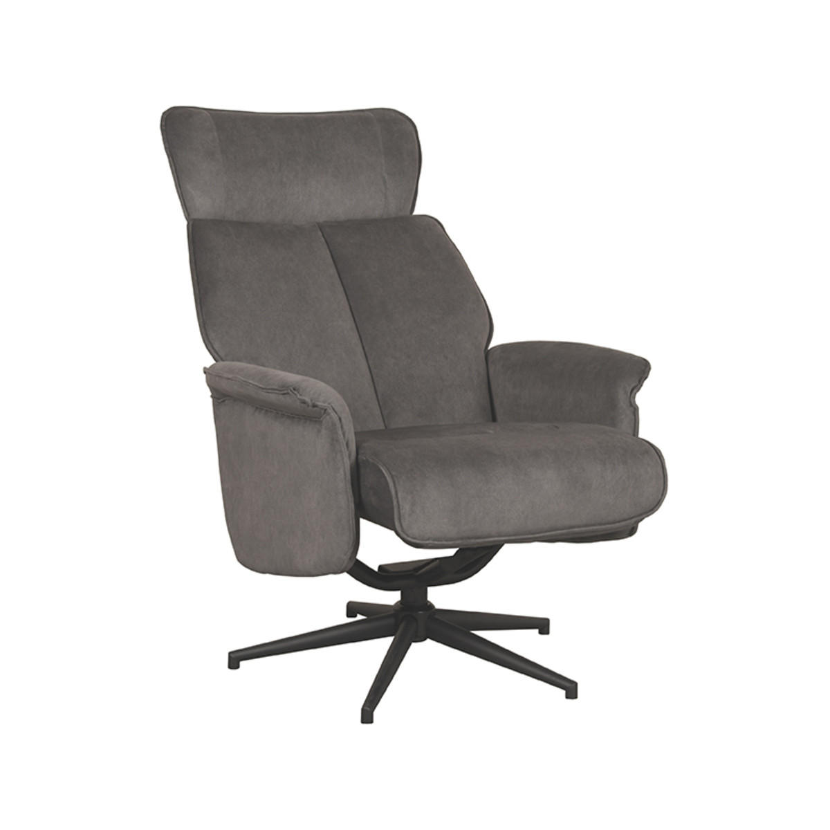 SESSEL Verdal Anthrazit 79/77/109 cm - Anthrazit, Textil (77/109/79cm) - LABEL51