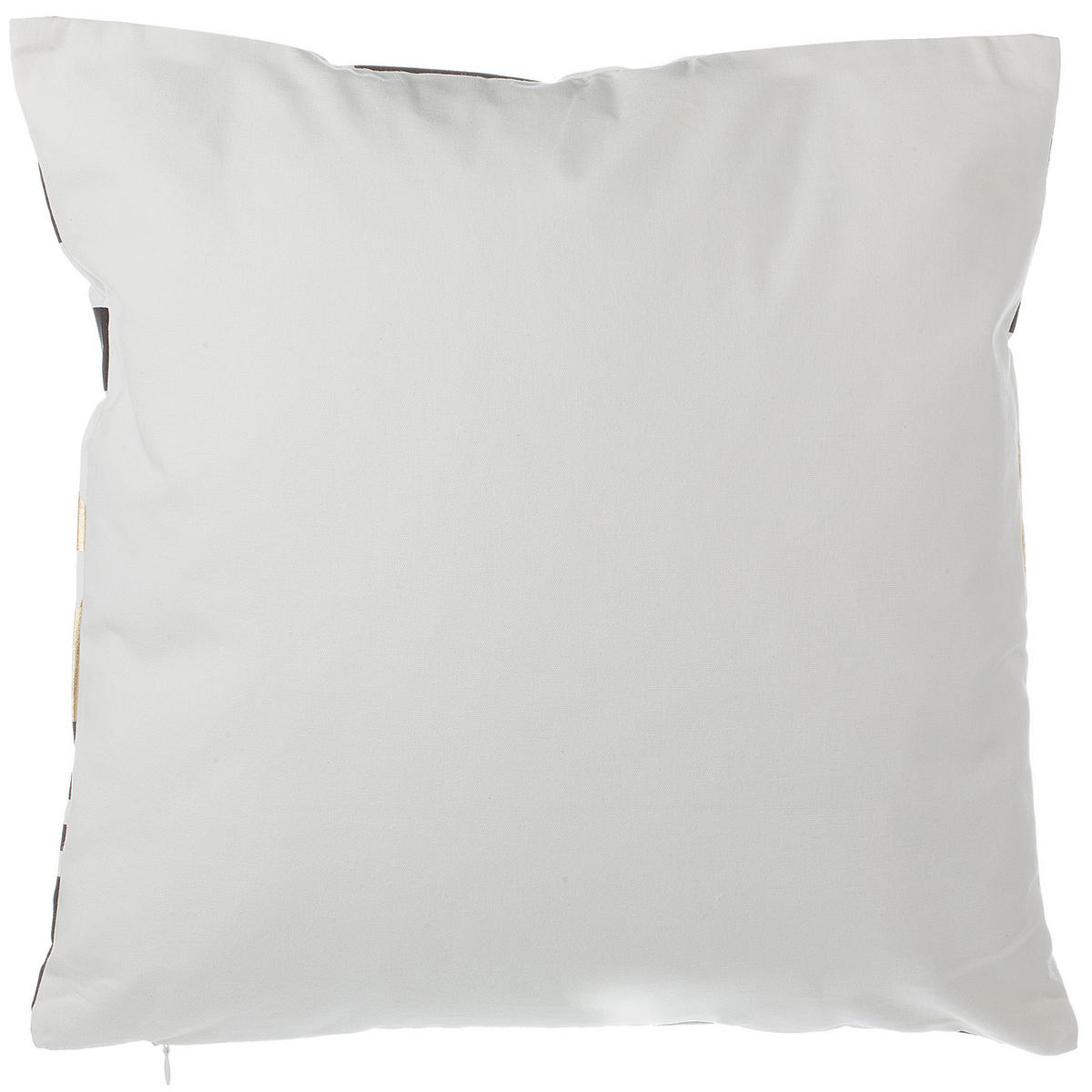 DEKOKISSEN 2er-Set Schwarz-Weiß 45/45 cm Dalia - Schwarz, Naturmaterialien/Textil (45/45cm) - Beliani