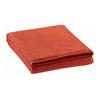 BADETUCH Bora rooibos 90 x 150 cm - Dunkelorange, Textil (90/150cm) - Vivaraise