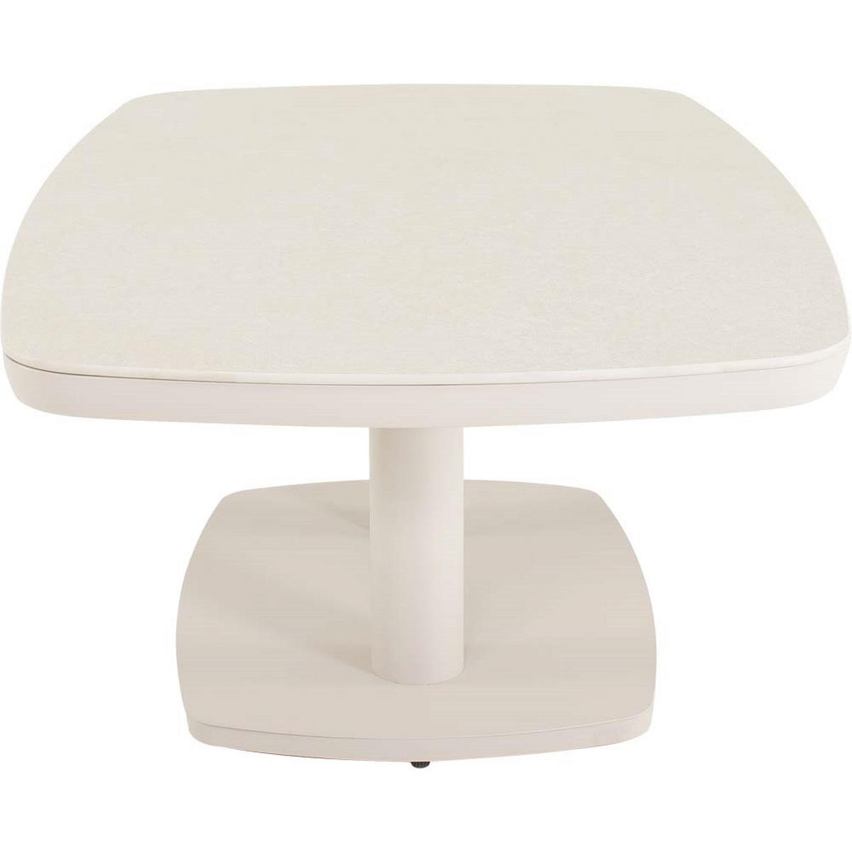 GARTENTISCH Geneva - Beige - 135/83/ cm - Beige, Metall (83/135cm) - Lesli Living