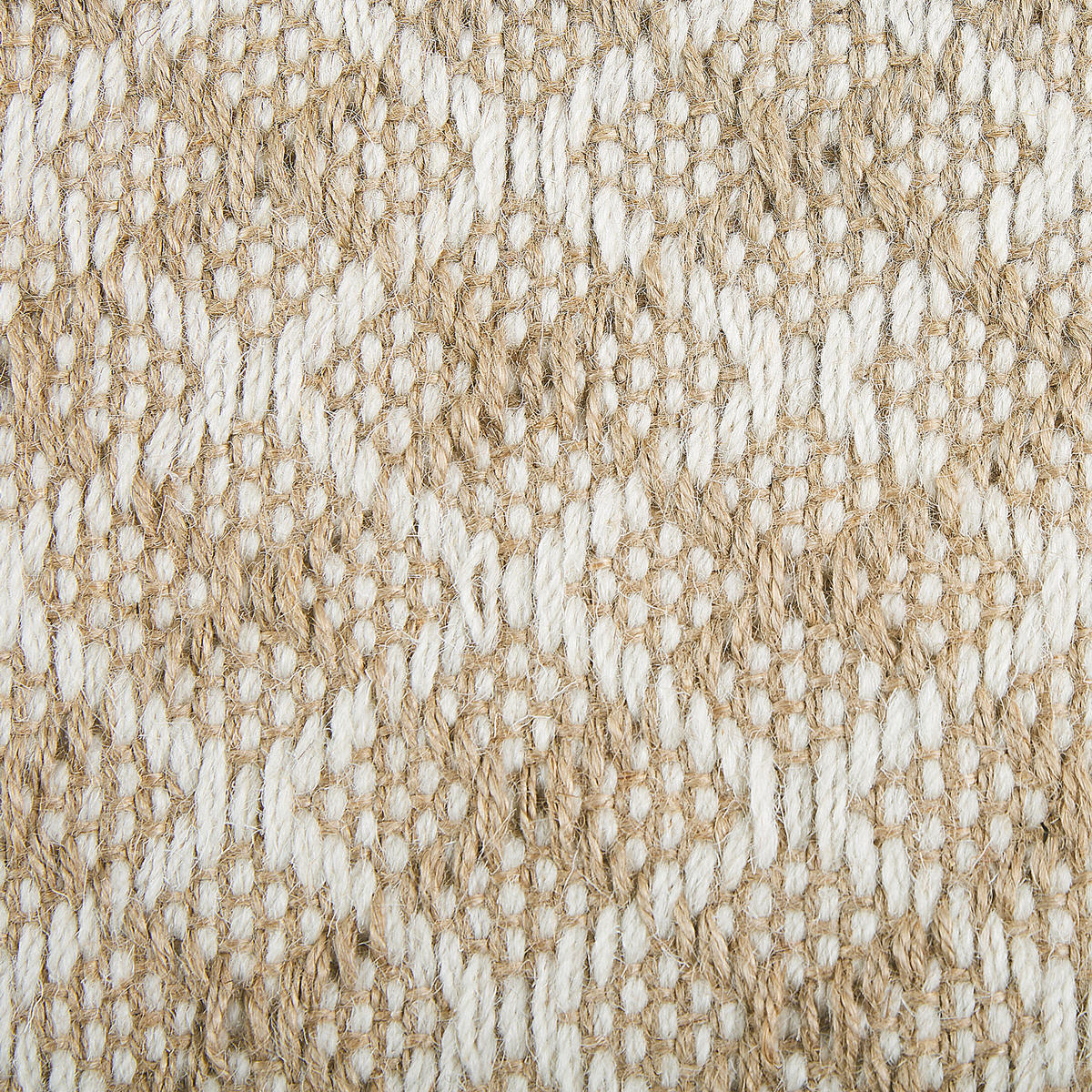 KURZFLOR-TEPPICH Akbez 80/50 cm - Beige, Naturmaterialien (50/80cm) - Beliani